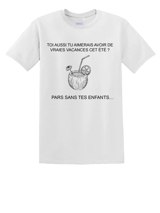 T-shirt "Besoin de vacances"